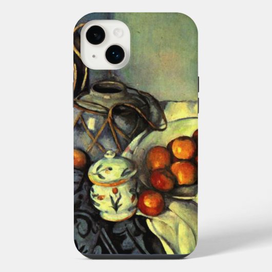 セザンヌ - 林檎のある静物 iPhoneケース (裏面)