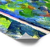 セザンヌ – 森の中で有名絵画な ポスター (角)