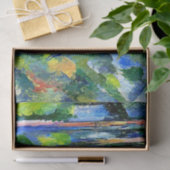 セザンヌ – 森の中で有名絵画な 薄葉紙 (ギフト)