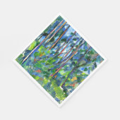 セザンヌ – 森の中 スタンダードランチョンナプキン (角)