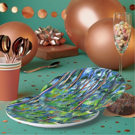 セザンヌ – 森の中 ペーパープレート (複数)