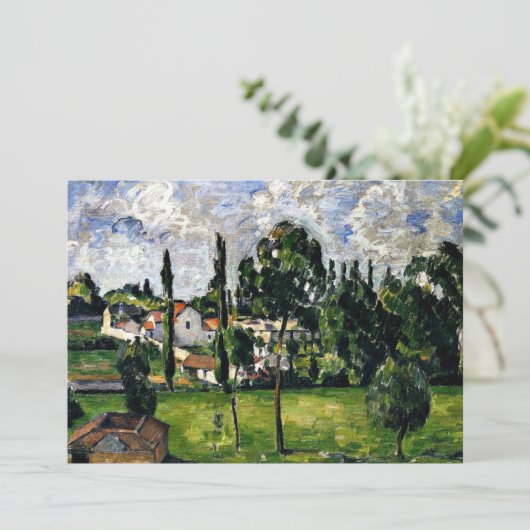 セザンヌ – 水線付き風景 カード (スタンド正面)