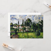 セザンヌ – 水線付き風景 カード (正面/裏面インサイチュ)