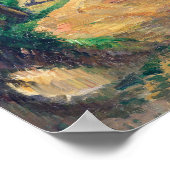 セザンヌ – 湖に続く道路 ポスター (角)