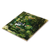 セザンヌ – 緑の家, 1881, タイル (側面)