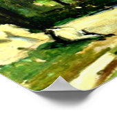 セザンヌ – 緑の家–1881 ポスター (角)