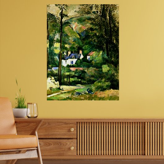 セザンヌ – 緑の家–1881 ポスター (リビング2)