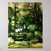 セザンヌ – 緑の家–1881 ポスター (正面)