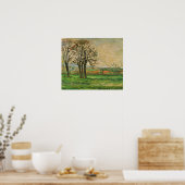 セザンヌ – 裸の木々Jas De Bouffan ポスター (キッチン)