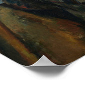 セザンヌ – 赤いベストを着た少年 ポスター (角)