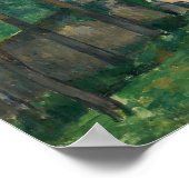 セザンヌ – 道を曲がる ポスター (角)