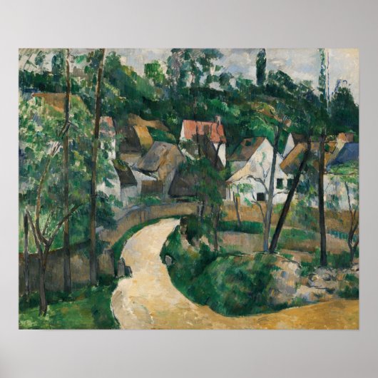 セザンヌ – 道を曲がる ポスター (正面)