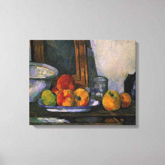 セザンヌ - 開いた引き出しのある静物画, キャンバスプリント (正面)