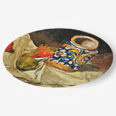 セザンヌ – 陶器を使ったイタリアン静物 ペーパープレート (アングル)