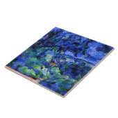 セザンヌ – 青（横） タイル (側面)