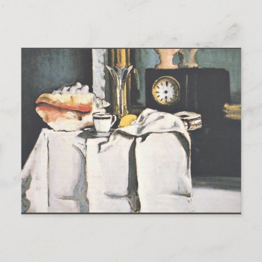 セザンヌ – 黒時計 ポストカード (正面)