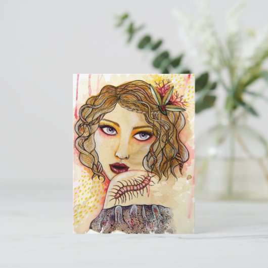 セシリアとセンチピード ポストカード (スタンド正面)