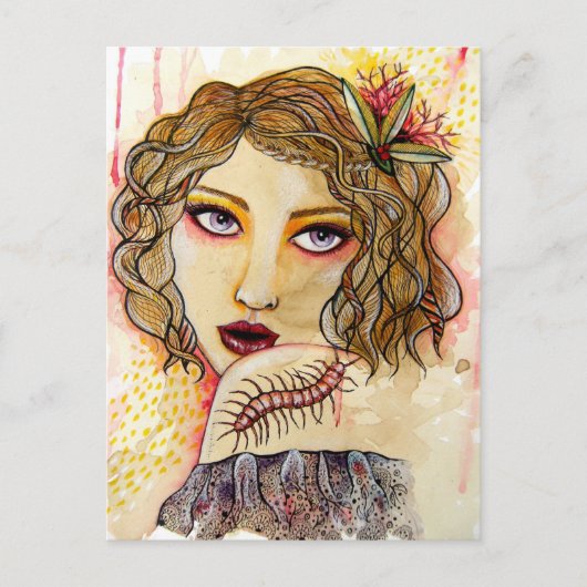 セシリアとセンチピード ポストカード (正面)