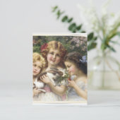 セシリアヴィンテージ春イースターシャツ シーズンポストカード (スタンド正面)