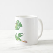 セシルドラゴンの陶磁器のマグ コーヒーマグカップ (正面右)