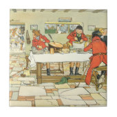 セシルAldinのヴィンテージのタイル狩りの朝食 タイル (正面)