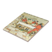 セシルAldinのヴィンテージのタイル狩りの朝食 タイル (側面)