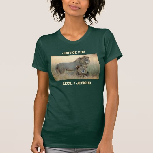 セスイルとジェリコ兄弟ライオンに正義を Tシャツ (正面)