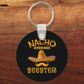 セスターおもしろいメキシカン姉妹のジョークのユーモアCinco De M キーホルダー (正面)