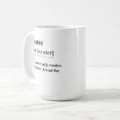 セスター名詞：姉妹だがクール- コーヒーマグカップ (正面左)