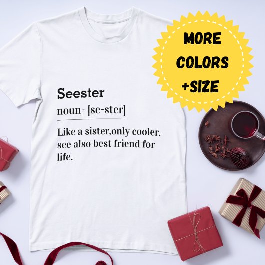 セスター名詞：姉妹だがクール トライブレンドＴシャツ