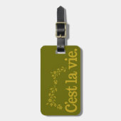 セストラヴィーカスタムラベル ラゲッジタグ (正面縦)