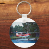 セスナのフロートプレーン キーホルダー (正面)