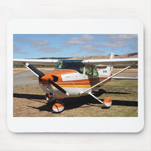 セスナの航空機 マウスパッド (正面)