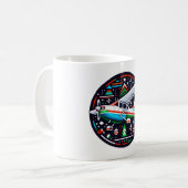セスナクリスマスマグ コーヒーマグカップ (正面左)