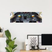 セスナ引用文献XLS楽器パネル ポスター (ホームオフィス)