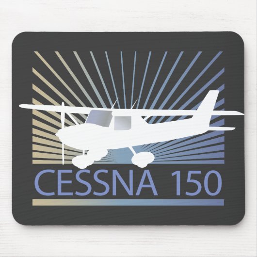 セスナ150の飛行機 マウスパッド (正面)