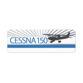 セスナ150機 ラベル (正面)