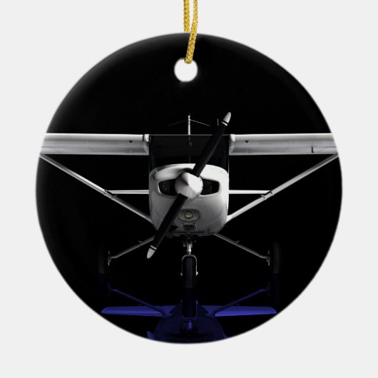 セスナ152のショールーム セラミックオーナメント (正面)