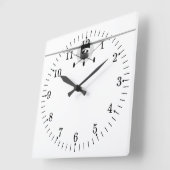 セスナ152 スクエア壁時計 (傾斜)