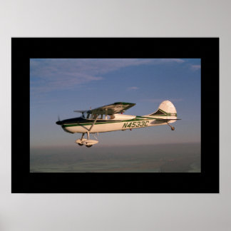 セスナ170、1953、ソノマ、CA_クラシックAviation ポスター