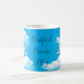 セスナ172パイロットMug 1 コーヒーマグカップ (中央)