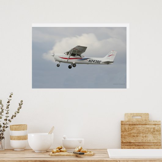 セスナ172離陸 ポスター (キッチン)