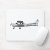 セスナ172 Skyhawkの青 マウスパッド (マウス)
