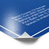 セスナ172 Skyhawk – 飛行機の設計図プランABD フォトプリント (角)