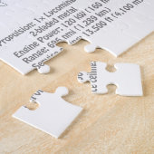 セスナ172 Skyhawk – 飛行機の設計図プランBD ジグソーパズル (側面)