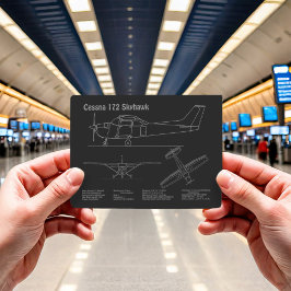 セスナ172 Skyhawk – 飛行機設計図PD ポストカード