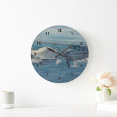 セスナ182 -シアトル ラージ壁時計 (ホーム)