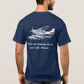 セスナ206のfloatplane tシャツ (裏面)