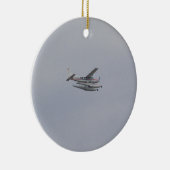 セスナ208のキャラバンの水上飛行機 セラミックオーナメント (右)