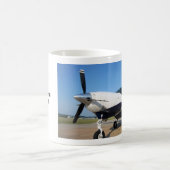 セスナ208 CARAVAN飛行機マグ コーヒーマグカップ (中央)